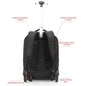 Rolling Laptop Backpack – detail view