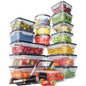 32-Piece Airtight Food Storage Set in Black