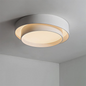 Round Iron LED Ceiling Light – in a room setting