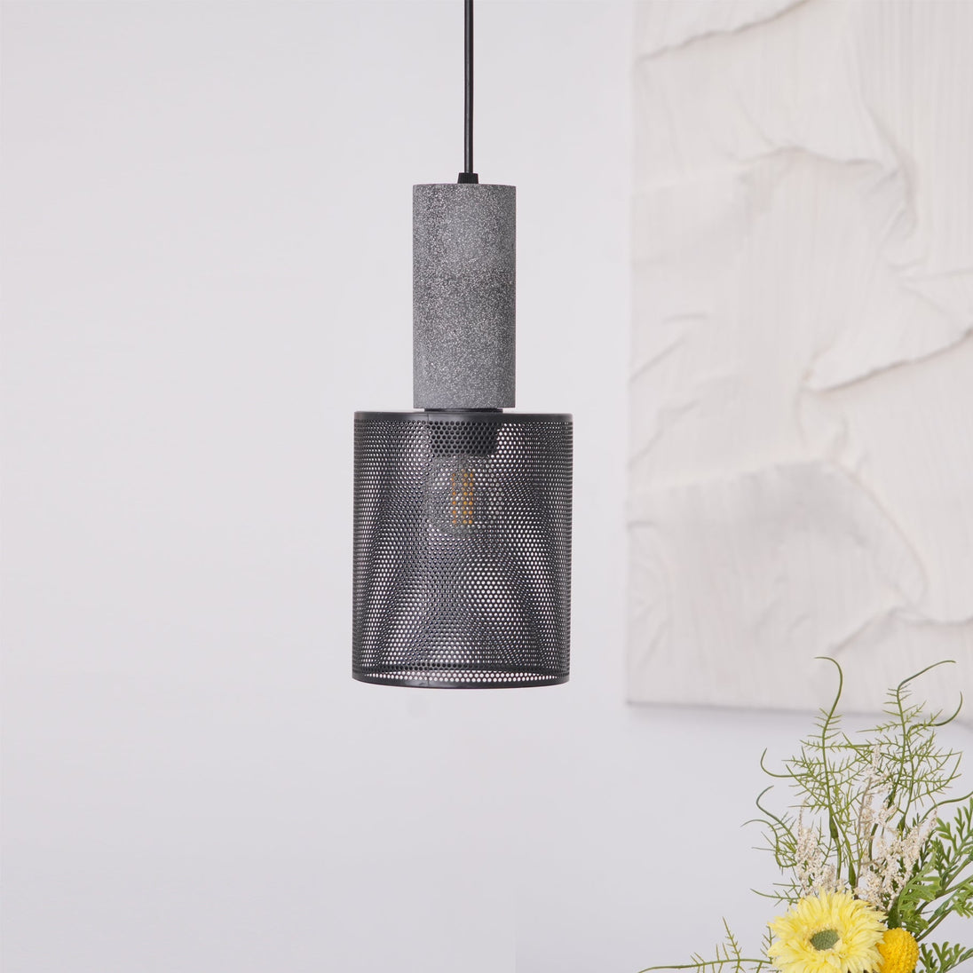 Concrete Pendant Light – size overview 38