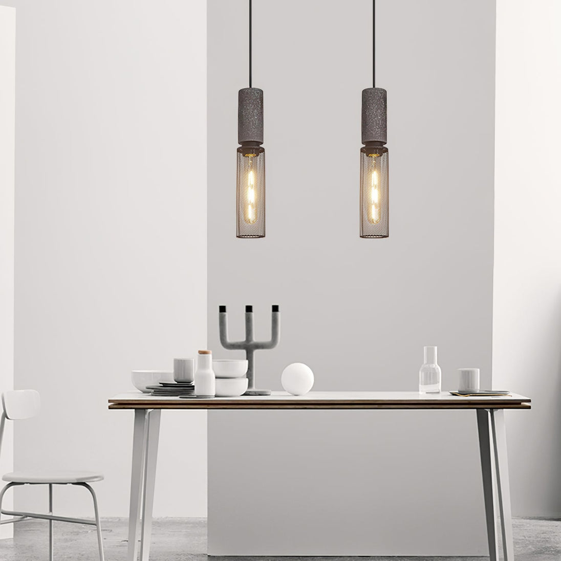 Concrete Pendant Light – alternative angle 27