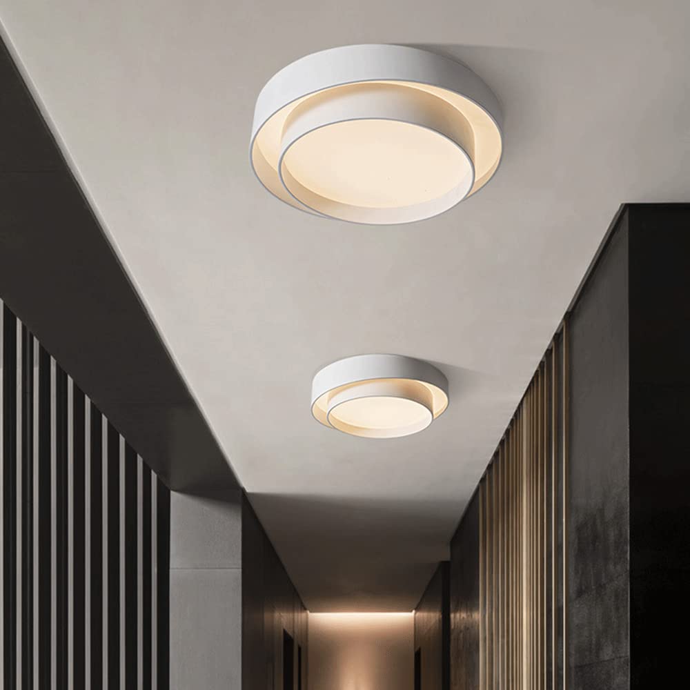 Round Iron LED Ceiling Light – size overview