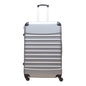 ABS Hard Shell Spinner Suitcase in Silver