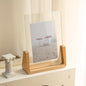 Acrylic & Wood U-Frame Photo Holder – detail view
