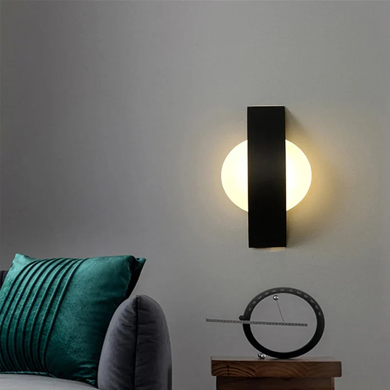 Acrylic Globe Wall Lamp