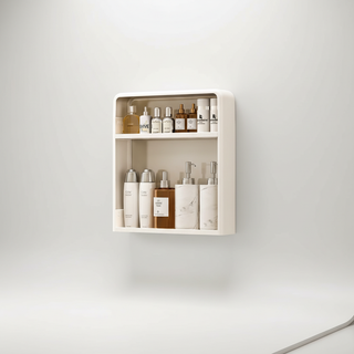 Adhesive Wall-Mounted Bathroom Shelf