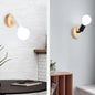 Adjustable Vintage Wood and Metal Wall Sconce