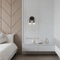 Arched Black Metal Wall Light