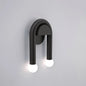 Arched Black Metal Wall Light
