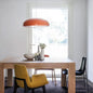 Artistic Deco Metal Pendant Light in Orange