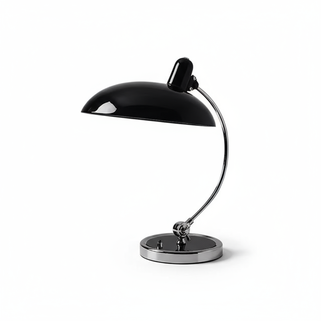 Bauhaus Arc Table Lamp in Black