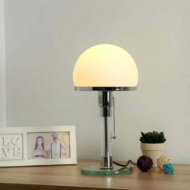 Bauhaus Frosted Glass Table Lamp