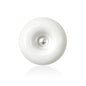 Bauhaus Glass Donut Lamp in White