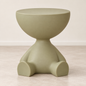 Bear Side Table with Storage in Green