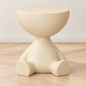 Bear Side Table with Storage in Khaki