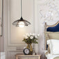 Black Wire Petal Pendant Light