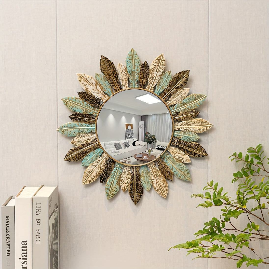 Bohemian Sunburst Wall Mirror – product photo