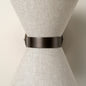 Bronze and Linen Wall Light