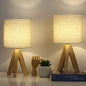 Wooden Tripod Table Lamp – product photo