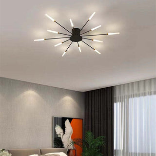 Ceiling Lamp with Radial LED Rods