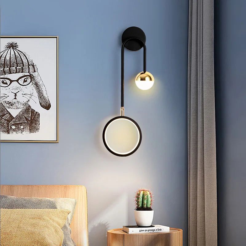 Circular Acrylic LED Wall Light
