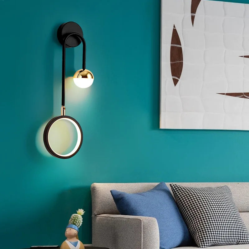 Circular Acrylic LED Wall Light