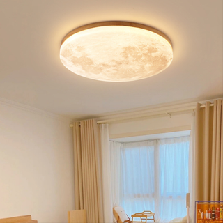 Moon LED Ceiling Light Round Flush Mount