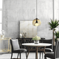 Handblown Glass Pendant Light – close-up
