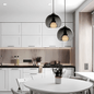 Handblown Glass Pendant Light – size overview