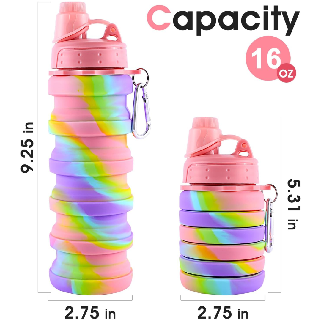Collapsible Silicone Water Bottle