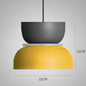 Colourful Metal LED Pendant Light – product photo 12