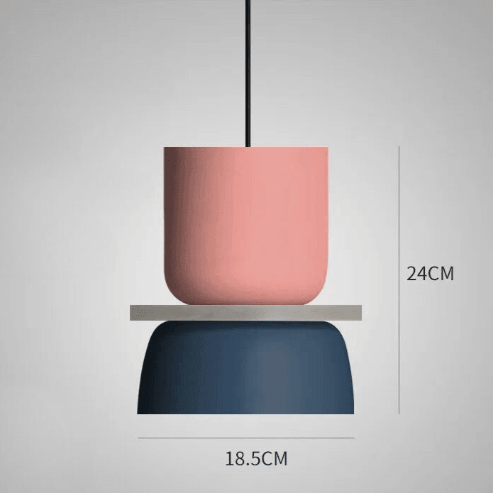 Colourful Metal LED Pendant Light – lifestyle photo 19