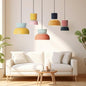 Colourful Metal LED Pendant Light – detail view
