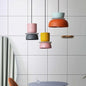 Colourful Metal LED Pendant Light – close-up
