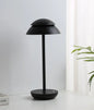 Cordless Aluminium Dome Table Lamp – Black