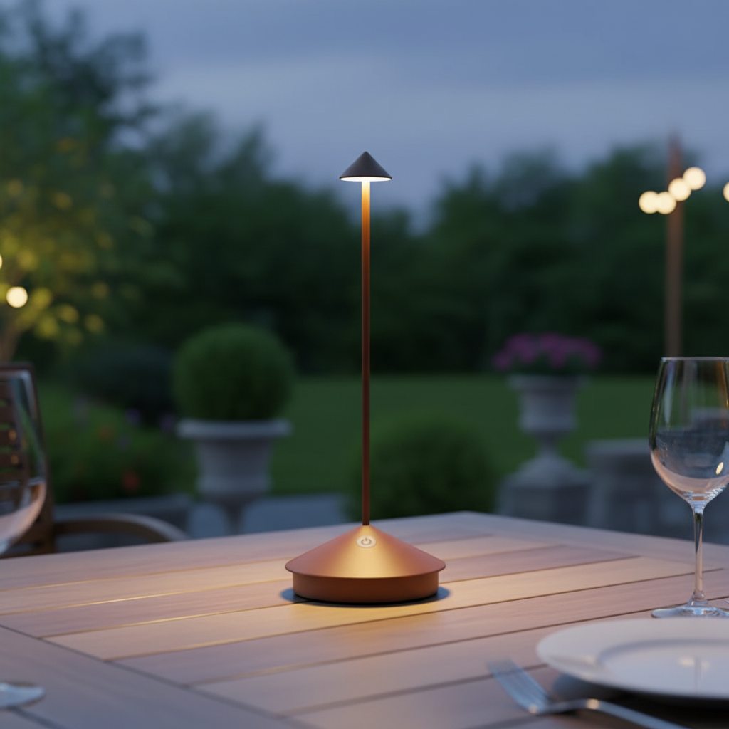 Cordless dimmable LED table lamp