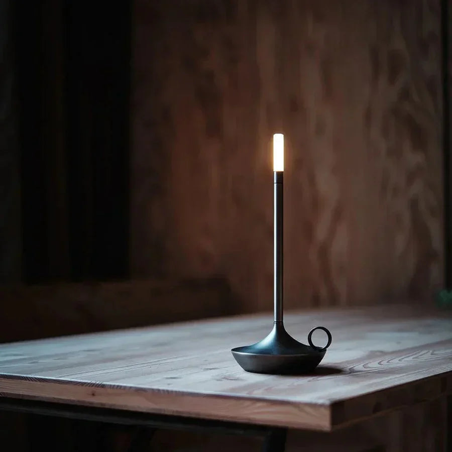 Cordless Dimmable Mushroom Table Lamp