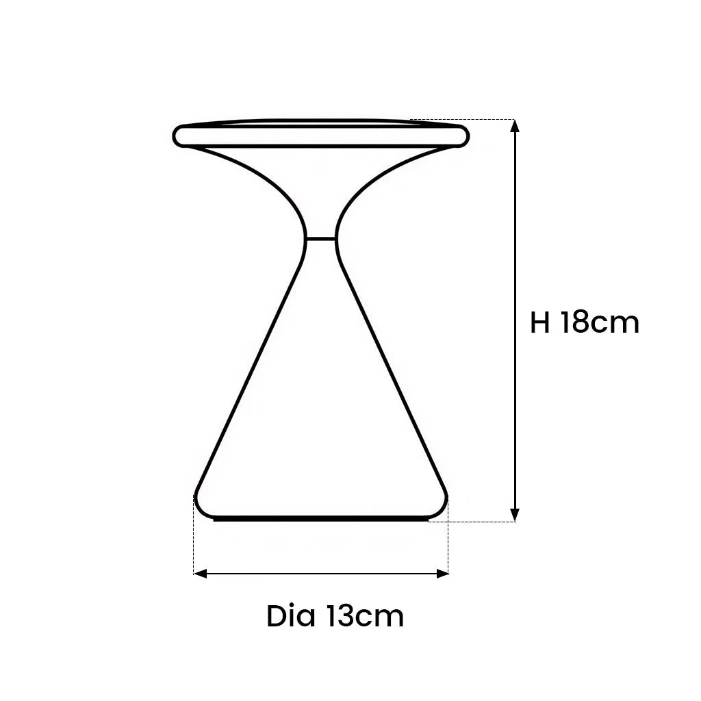 Cordless Hourglass Table Lamp