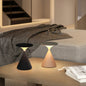 Cordless Hourglass Table Lamp – Black
