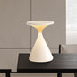 Cordless Hourglass Table Lamp – White