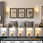 Cordless Fabric Shade Wall Light – size overview