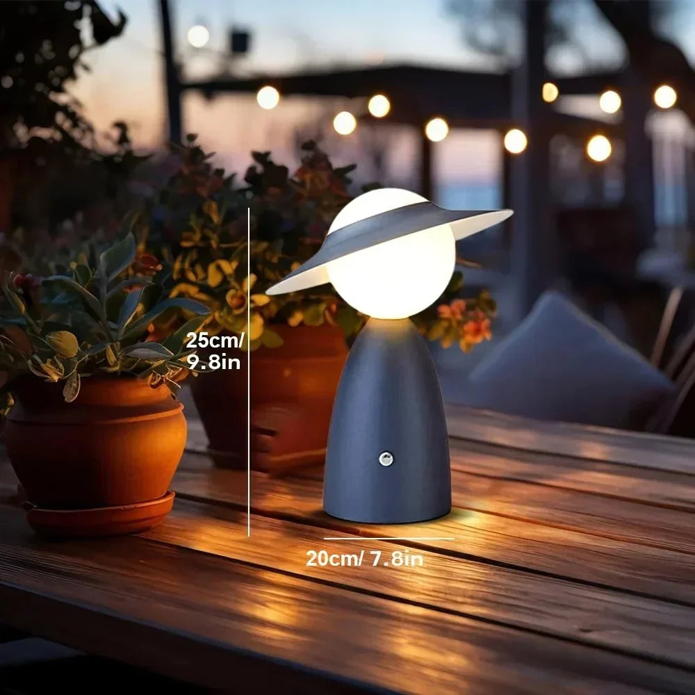 Cordless Table Lamp with Wireless Charger