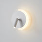 Crescent Glow LED Wall Light – White