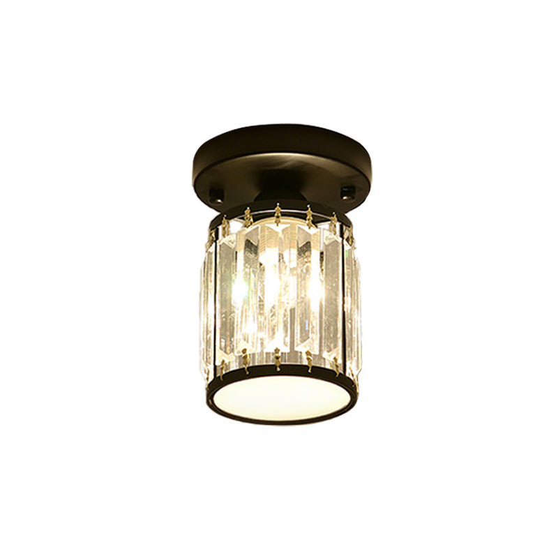 Crystal Semi-Flush Ceiling Light