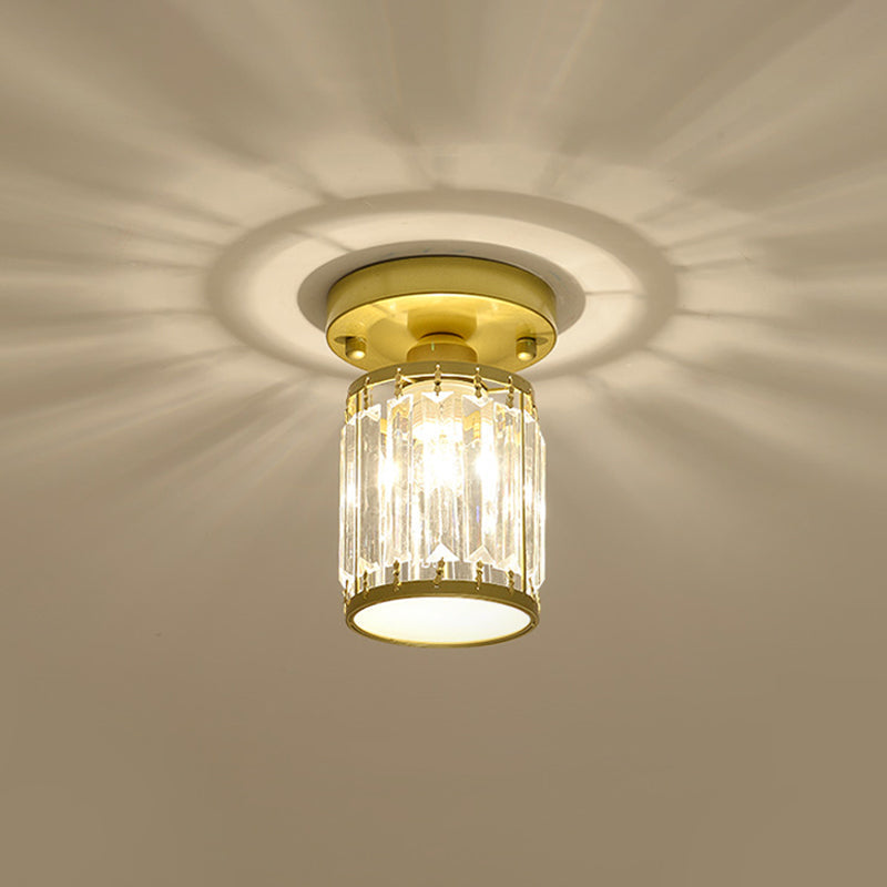 Crystal Semi-Flush Ceiling Light