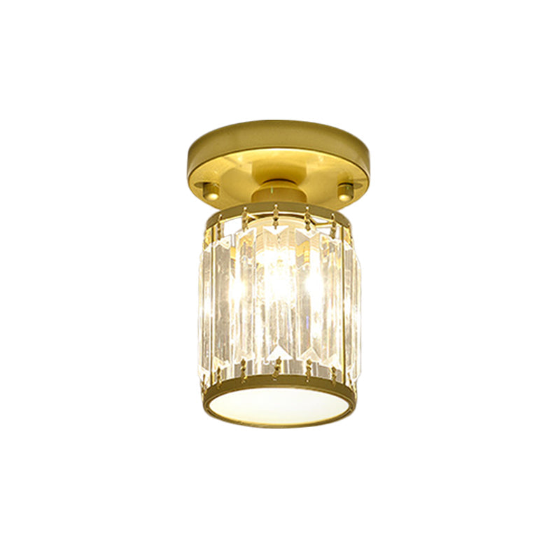 Crystal Semi-Flush Ceiling Light