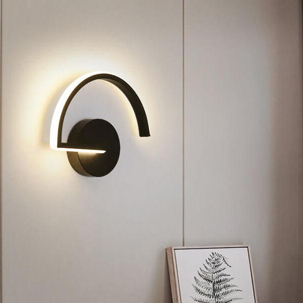 Curved Arc LED Wall Light