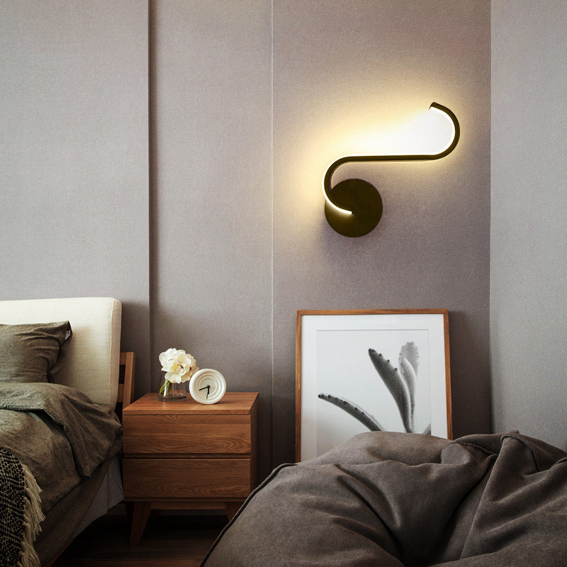 Curved Arc LED Wall Light