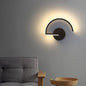 Curved Arc LED Wall Light – Black