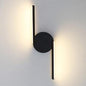 Curved Arc LED Wall Light – Black